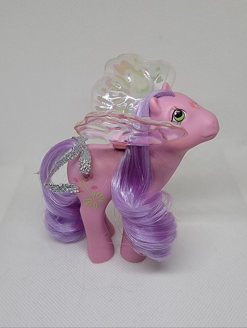 VTG 1986 My Little Pony G1 LILY Flutter Pony w/ Replacement Wings/Ribbon *READ*